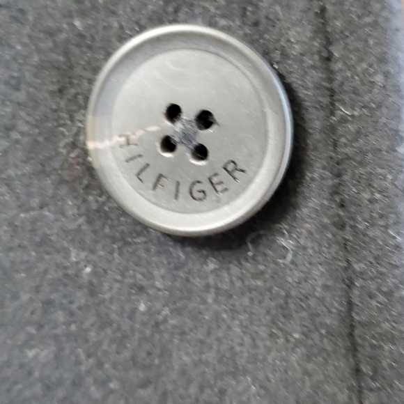 NWT Tommy Hilfiger Gray Melton Car Coat with attached Vest Size XL $275 - Picture 13 of 16